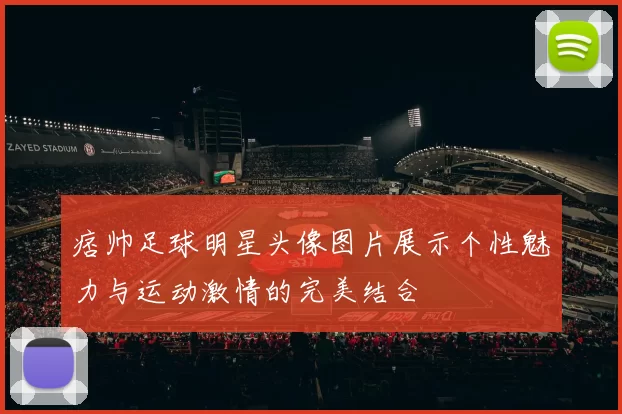 痞帅足球明星头像图片展示个性魅力与运动激情的完美结合